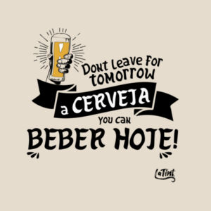 Beber hoje / Tote Bag Design