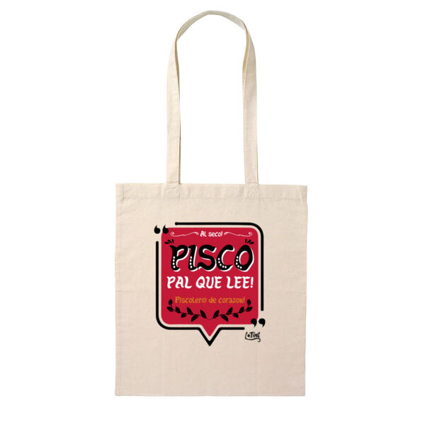 Pisco pal que lee / Tote Bag Thumbnail